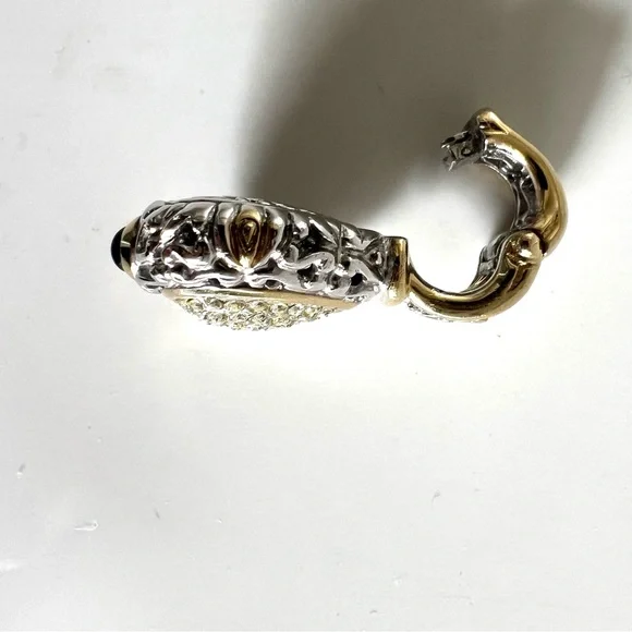 John Medeiro Gold and Silver Pendant - Picture 6 of 10